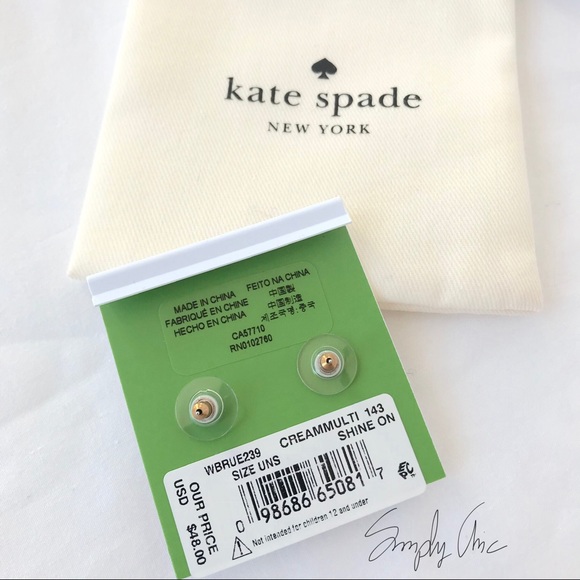 LAST 1 ⭐️ Kate ♠️ 14k Gold plated pearl earrings - Picture 4 of 5